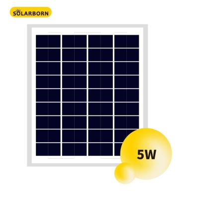 China Home solares costos poly paneles 5w Solarborn solar panel for home for sale