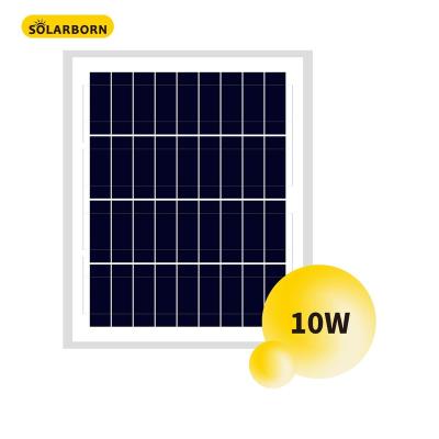 China Home solares costos poly paneles 10w Solarborn solar panel for home for sale