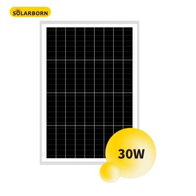 China Solarborn poly solar panels 30w costos solares home panel for home for sale