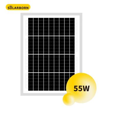 China Solarborn solar panel poly paneles 55xw solares home costos for home for sale