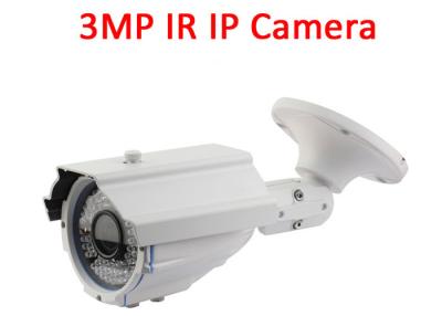 China 3 Megapixel POE Outdoor IP Camera Bullet Type ,  Waterproof Surveillance Camera for sale