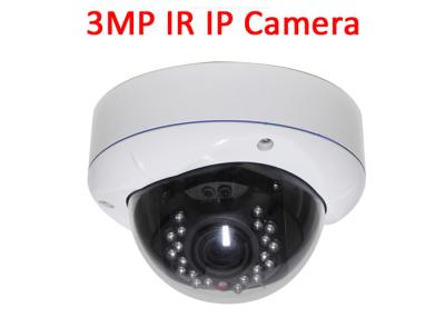 China 3MP Wide Dynamic Range IP Camera POE 2.8mm - 12mm Varifocal Lens RoHS FCC Certification for sale