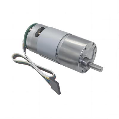 China 9.8mm Axle Shaft Length DC Motor 12V Encoder for Heavy Duty Applications for sale