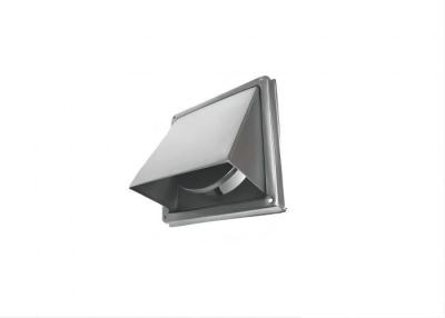 China 6 Inch External Extractor Wall Vent Cushioned Non Return Flap for sale