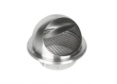 China 125mm Weather Proof Hooded Louvered Stainless Steel Vent Louver Round air vents for sale