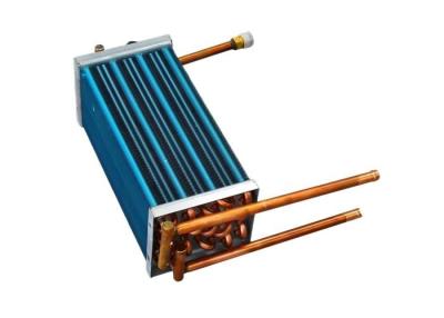 China Copper Tube Heat Exchanger Evaporator Coils For Air Cooled Commercial Refrigeration Display Cabinet for sale