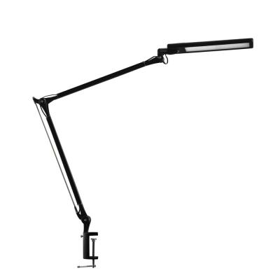 China Modern 1 or 2hours LED Double Arm Auto- Dimmable Desk Lamp with 4 Colors 