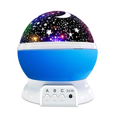 China 3D 7 Colors Night Flashing Lights For Kids , Star Projector Light Kids 4 LED 8 Modes With USB Cable for sale