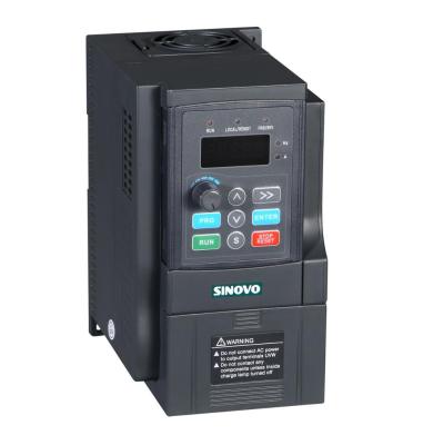 China Textiles SINOVO SD90 Series Mini Type 1.5kw Single Phase Variable Frequency Inverter 220V for sale