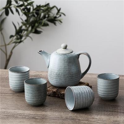 China Indoor Sustainable New Arrival Porcelain Tea and Coffee Pot Chinese Teapot Ceramic Pots for sale