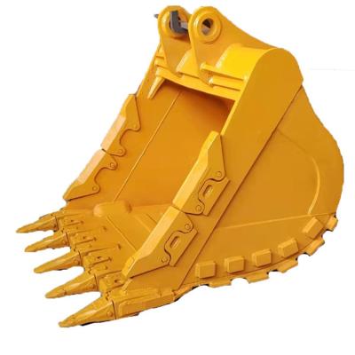 China For CAT320 /PC200excavator China OEM Excavator Accessories Bucket Manufacture 45ton Heavy Duty Mining Rock Bucket for sale