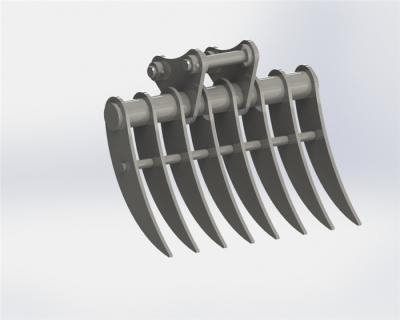 China The same product can be applied to multiple models of excavators Cheap Customized Excavator Rake Bucket High Standard For Construction Works And Energy for sale