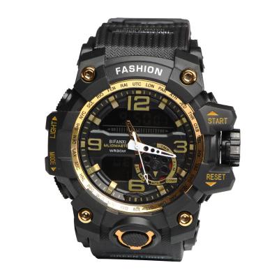 China Day/Date Mens Japan Digital Watch Luxury Digital Display Sport Rubber Watches For Men for sale