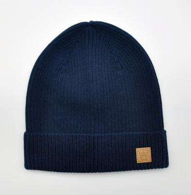 China Fashion Customized Unisex Solid Color Plain Beanies Warm Winter Knitting Beanie for sale