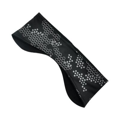 China Causual OEM Custom Reflective Headband With Reflective Fashion Printing for Sports and Autumn for sale