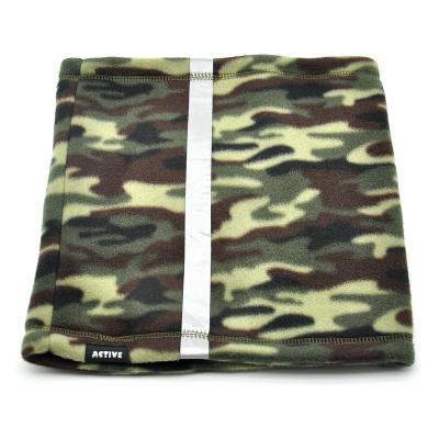 China Polyester Camouflage Fleece Neck Warmer Gaiter Winter Thick Thermal Windproof Ski Neck Gaiter for Unisex Cold Weather Outdoor Sports for sale