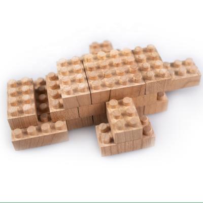 China 24 COSTUMES ECO-FRIENDLY NON-TOXIC STRUCTURE TOY SOLID WOODEN BRICK SET FOR KIDS for sale