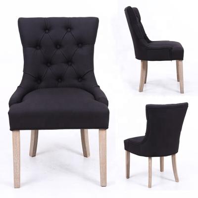 China Cooling Modern Tufted High Back Dining Chair For Hotel Upholstered Dining Chairs Modern Design Sillas De Dise Armchair For Restaurant for sale