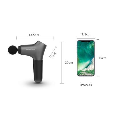 China NC PM16 Gray Handheld Mini Deep Tissue FCC kc CE ROHS Percussion Muscle Massage Gun OEM Baichang 2000mah Body Wholesale for sale