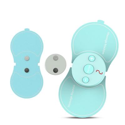 China Adjustable Mini Smart Led Electric Pulse Body Massager EMS Heating Personal Health Care Massager for sale