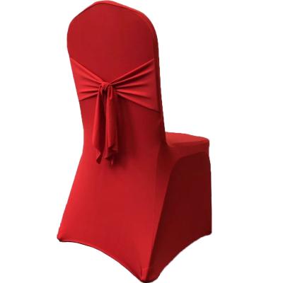 China Wrinkle Free Durable Elegant Machine Washable Universal Stretch Chair Covers For Wedding, Banquet, And Party for sale