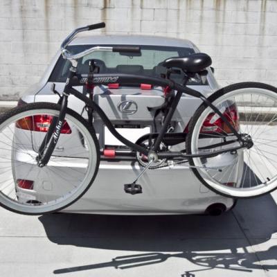 China Carry Three Bikes Wholesale New Design Big Roof Mounted Folding Bike Rack For Car for sale