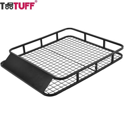 China Wholesale 2020 Hot Selling Universal Steel Car Roof Rack Cargo Carrier Basket From Aftermarket Racks Manufacturer for sale