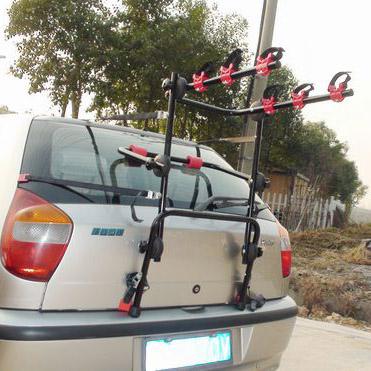 China New Car Carriers Three Bikes Car Rear Indoor Bicycle Rack For Suv for sale