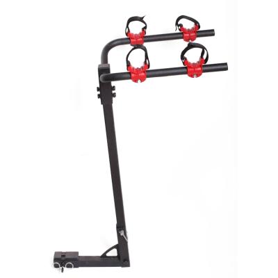 China Carriers 1 to 2 Bikes Bike Rear Truss Mounted Car Carrier Bike Carrier Rack with Straps for sale