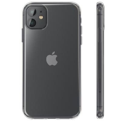 China Shockproof Soft Silicone Back Cover Transparent Clear Tpu Phone Case For iPhone 11 Protective Phone Case for sale