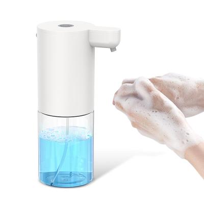 China Modern Transparent Automatic Bathroom Hotel Induction Foam Soap Dispenser Touch Soap Dispenser Set for sale