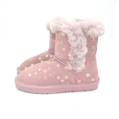 China Girls Fashion Winter New Hot Selling Snow Damping Damping Lovely Baby Warm Children Woolen Boots for sale