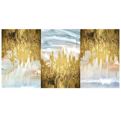 China Art Deco Hot Selling Three-in-One Art Living Room Abstract Bedroom Decorative Art Painting Hanging High Definition Canvas for sale