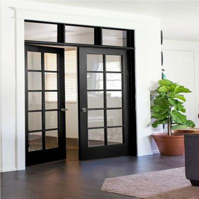 China Modern Folding House Doors Double Glass Aluminum Swing Doors for sale