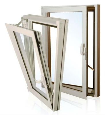 China Swing PVC Swing And Hinged Windows Two Ways Opening Window for sale