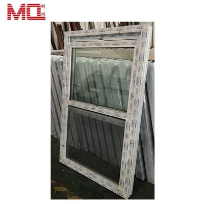 China Modern PVC Double Hung Vertical Window Sliding Window Slide Up Windows for sale