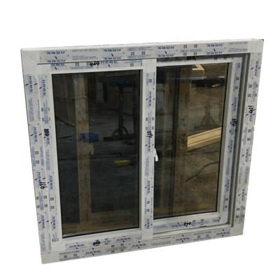 China BAHAMAS Folding Screen Tinted Reflective Gray Glass Upvc Sliding Glass Windows With Screen for sale