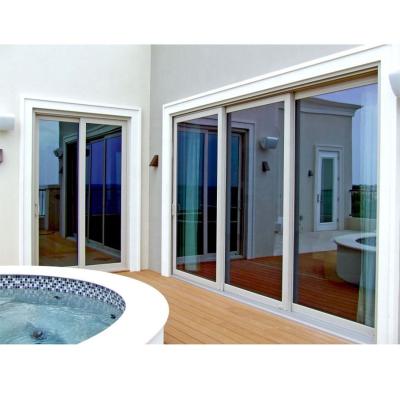 China Sound Insulation Balcony PVC Sliding Doors Glass Sliding Door for sale