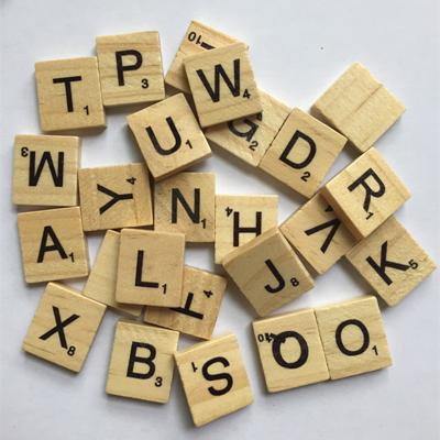 China TO ; EU; THE USA ; The wooden letter etc. Wedding Gifts Asian Natural Custom Alphabet DIY Blocks Decor Numbers Wooden Craft For Kids Education for sale