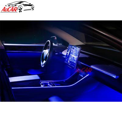 China Original Factory Interior Atmosphere AuCAR Dash OEM Advanced Ambient Light For Tesla Vehicle Auto Interior Lights FWD01 for sale