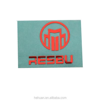 China Brand Metal Electroforming Nickel Sticker Logo Waterproof Sticker for sale