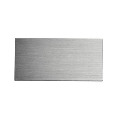 China Custom Europe 304/201stainless steel blank gold or silver metal business card for sale