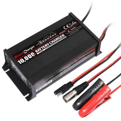 China Battery Charger 24V 10A Standard Power Charger Marine Battery 7 Stage Mobility And Solar Battery Charger for sale