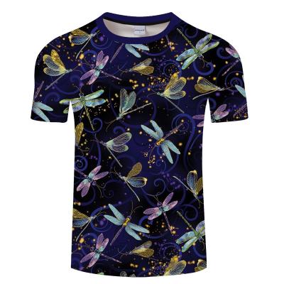 China QUICK DRY Unisex T Shirts Custom Printed Casual Trendy Pictures T Shirts MOQ 1 Piece for sale