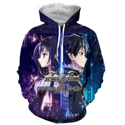 China Custom Anime 3D Anti-Shrink Casual Pullover 3D Hoodies Printing Hoodie Sweatshirts Cool Men Fashion Streetwear for sale