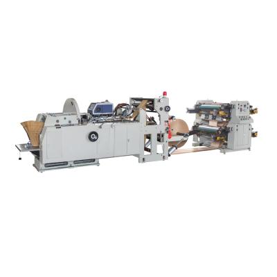 China Hotels LMD-400B 600B+YT-4800 Ruian Lilin Kraft Paper Bag Making Machine With Automatic 8441200000 Flexo Printing Unit for sale