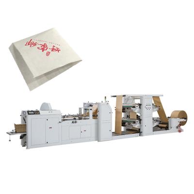 China LMD-400B+LST-2700R Hotels Full Automatic Printing Paper Bag Making Machine WITH WINDOW AND PRINTING for sale