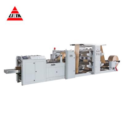 China food & Beverage Plant LSD-400B+LST-4700 Paper Bag Making Machine Food Kraft Paper Bag Automatic Bag Machine With Window for sale