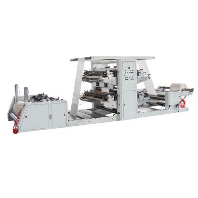 China Hotels Flexible Letterpress Printing Printer Flexo Paper Bag Printing Machine for sale