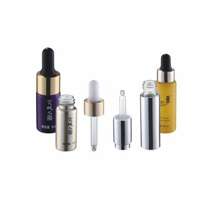 China Personal Care Severial Size OEM Serum 5ml Custom Colored Glass Bottle Severial With Dropper for sale